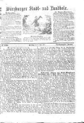 Würzburger Stadt- und Landbote Freitag 9. Juni 1871