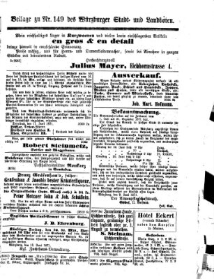 Würzburger Stadt- und Landbote Mittwoch 14. Juni 1871