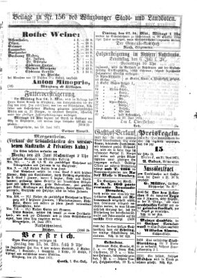 Würzburger Stadt- und Landbote Donnerstag 22. Juni 1871