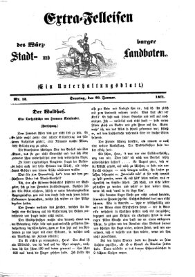 Extra-Felleisen (Würzburger Stadt- und Landbote) Sonntag 29. Januar 1871