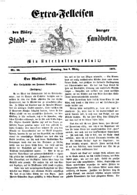 Extra-Felleisen (Würzburger Stadt- und Landbote) Sonntag 5. März 1871