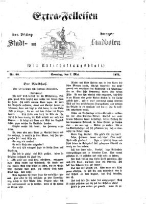 Extra-Felleisen (Würzburger Stadt- und Landbote) Sonntag 7. Mai 1871