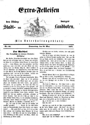 Extra-Felleisen (Würzburger Stadt- und Landbote) Donnerstag 25. Mai 1871