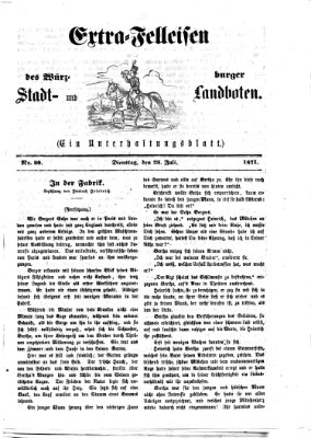 Extra-Felleisen (Würzburger Stadt- und Landbote) Dienstag 25. Juli 1871