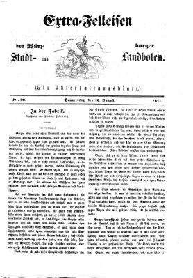 Extra-Felleisen (Würzburger Stadt- und Landbote) Donnerstag 10. August 1871