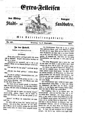 Extra-Felleisen (Würzburger Stadt- und Landbote) Dienstag 5. September 1871