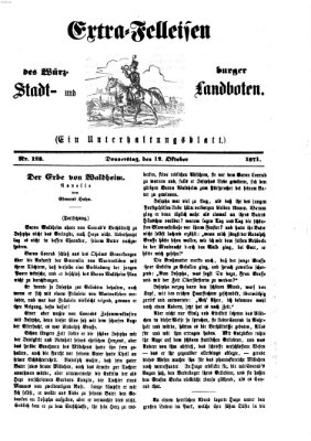 Extra-Felleisen (Würzburger Stadt- und Landbote) Donnerstag 12. Oktober 1871