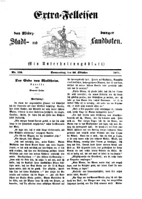 Extra-Felleisen (Würzburger Stadt- und Landbote) Donnerstag 26. Oktober 1871