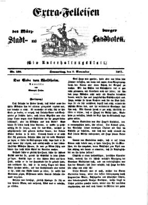 Extra-Felleisen (Würzburger Stadt- und Landbote) Donnerstag 9. November 1871