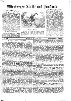 Würzburger Stadt- und Landbote Freitag 19. Januar 1872