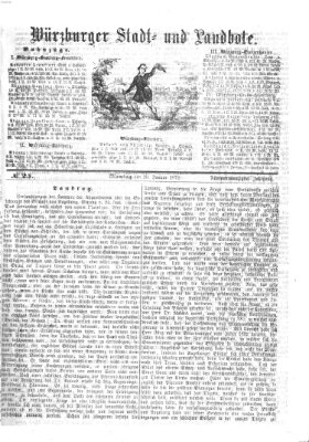 Würzburger Stadt- und Landbote Montag 29. Januar 1872