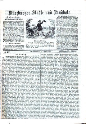 Würzburger Stadt- und Landbote Mittwoch 31. Januar 1872