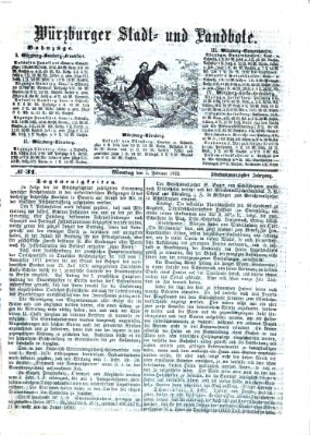 Würzburger Stadt- und Landbote Montag 5. Februar 1872