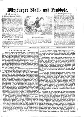 Würzburger Stadt- und Landbote Mittwoch 7. Februar 1872