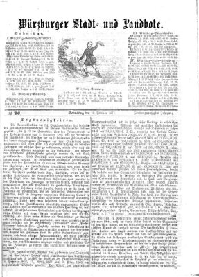 Würzburger Stadt- und Landbote Samstag 10. Februar 1872