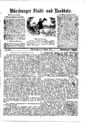 Würzburger Stadt- und Landbote Mittwoch 28. Februar 1872