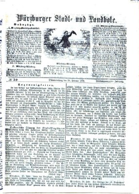 Würzburger Stadt- und Landbote Donnerstag 29. Februar 1872