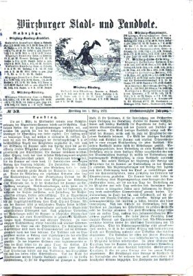 Würzburger Stadt- und Landbote Freitag 1. März 1872