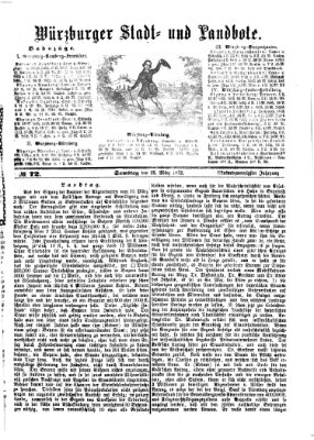 Würzburger Stadt- und Landbote Samstag 23. März 1872