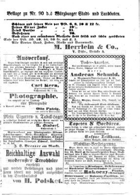 Würzburger Stadt- und Landbote Samstag 13. April 1872