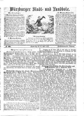 Würzburger Stadt- und Landbote Samstag 20. April 1872