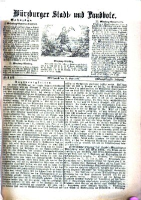 Würzburger Stadt- und Landbote Mittwoch 15. Mai 1872