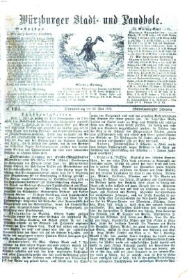 Würzburger Stadt- und Landbote Donnerstag 23. Mai 1872