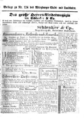 Würzburger Stadt- und Landbote Donnerstag 23. Mai 1872