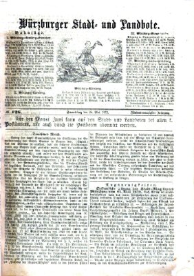 Würzburger Stadt- und Landbote Samstag 25. Mai 1872