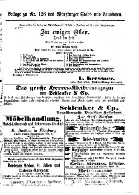 Würzburger Stadt- und Landbote Samstag 25. Mai 1872