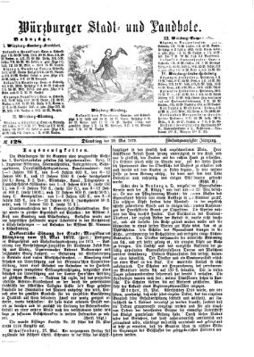 Würzburger Stadt- und Landbote Dienstag 28. Mai 1872