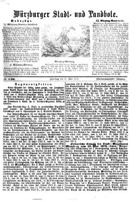 Würzburger Stadt- und Landbote Freitag 31. Mai 1872