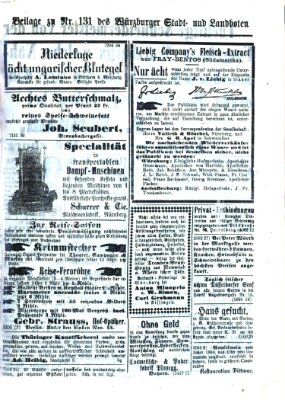 Würzburger Stadt- und Landbote Samstag 1. Juni 1872