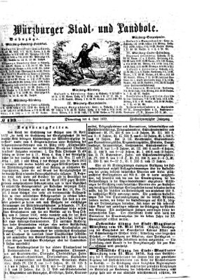 Würzburger Stadt- und Landbote Dienstag 4. Juni 1872