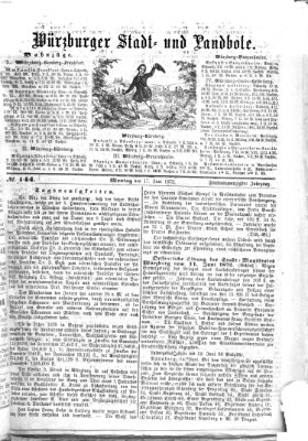 Würzburger Stadt- und Landbote Montag 17. Juni 1872