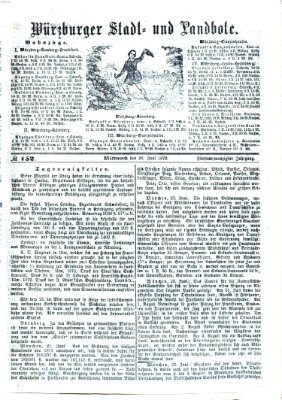 Würzburger Stadt- und Landbote Mittwoch 26. Juni 1872