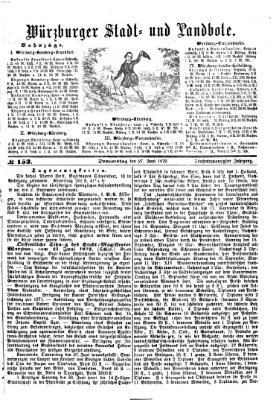 Würzburger Stadt- und Landbote Donnerstag 27. Juni 1872