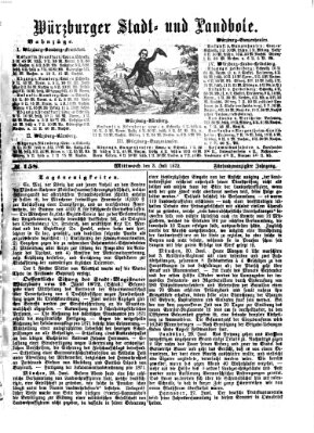 Würzburger Stadt- und Landbote Mittwoch 3. Juli 1872