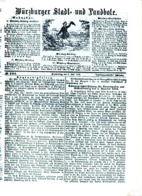 Würzburger Stadt- und Landbote Samstag 6. Juli 1872