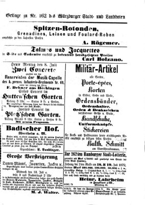 Würzburger Stadt- und Landbote Montag 8. Juli 1872