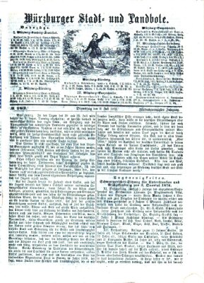 Würzburger Stadt- und Landbote Dienstag 9. Juli 1872