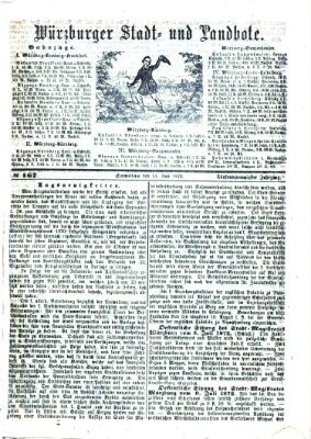 Würzburger Stadt- und Landbote Samstag 13. Juli 1872