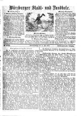 Würzburger Stadt- und Landbote Donnerstag 18. Juli 1872