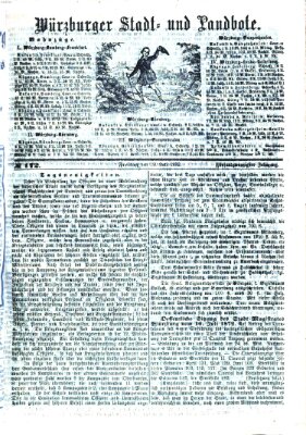 Würzburger Stadt- und Landbote Freitag 19. Juli 1872