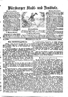 Würzburger Stadt- und Landbote Mittwoch 24. Juli 1872