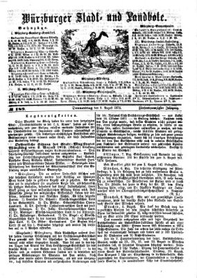 Würzburger Stadt- und Landbote Donnerstag 8. August 1872