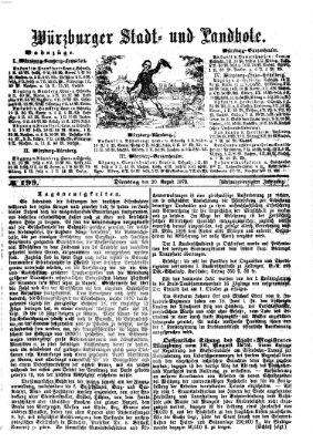 Würzburger Stadt- und Landbote Dienstag 20. August 1872