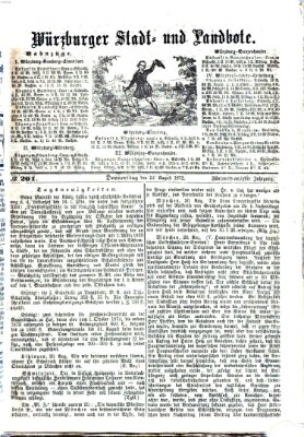 Würzburger Stadt- und Landbote Donnerstag 22. August 1872