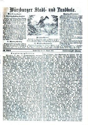 Würzburger Stadt- und Landbote Samstag 24. August 1872