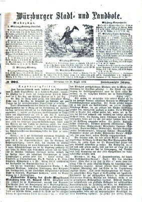 Würzburger Stadt- und Landbote Montag 26. August 1872